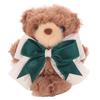 Soft Little Bear Keychain Fluffy Bear Bag Pendant Bowknot Bear Plush Toy  Birthday Parties