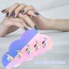 1 Set Magnetic Nail Stand Sparkling Vibrant Color Smooth Edge Detachable Present Nail Art Magnetic Nail