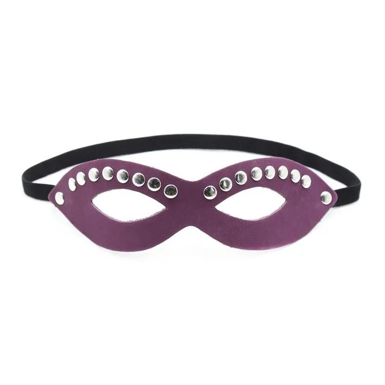 Adult Product Sex Toys For Couples Adult Game Sexy Leather Eye Mask Fetish BDSM Bondage Halloween Party Mask Erotic