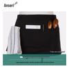 Ansaierui Half-Length Waiter Apron with Pen Pocket