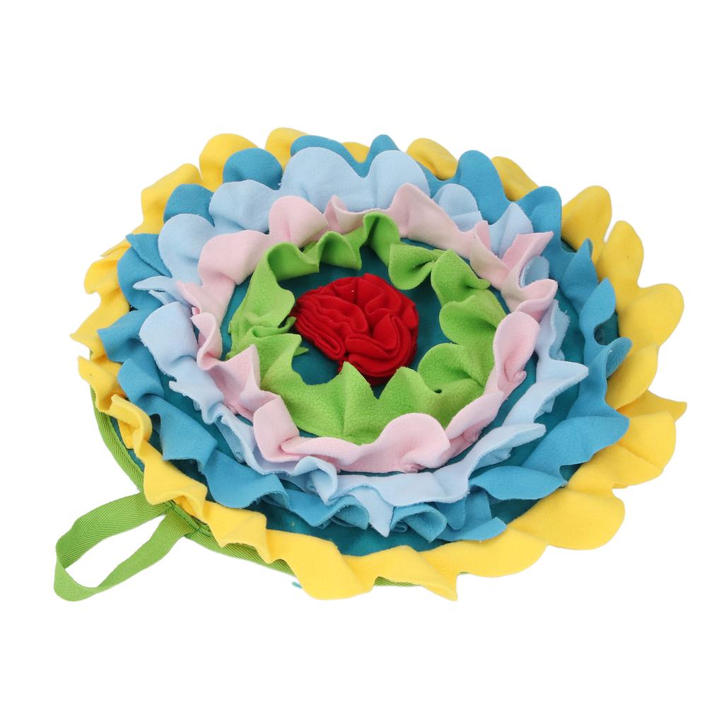 Rabbit Snuffle Mat Polyester Pet Foraging Enrichment Toy Activity Play Bed for Hamster