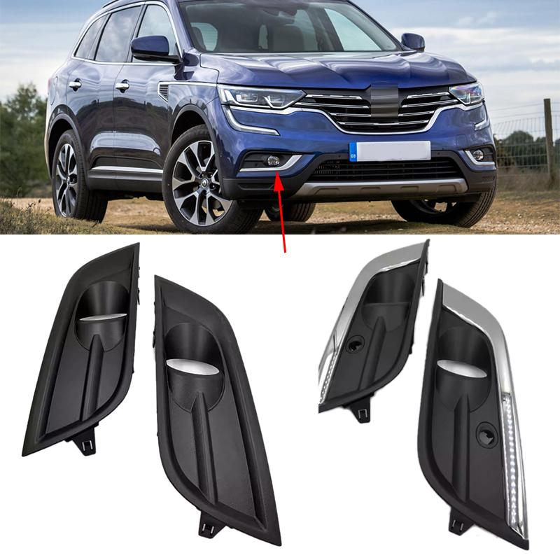 Для Renault Koleos 2017-2018 автомобильный передний бампер, противотуманная фара, рамка, крышка, решетка, крышка, крышка капота