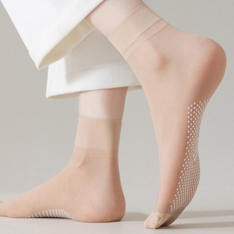 Women's Ultra-thin Socks Female Transparent Breathable Socks Silk Sheer Elastic Sock