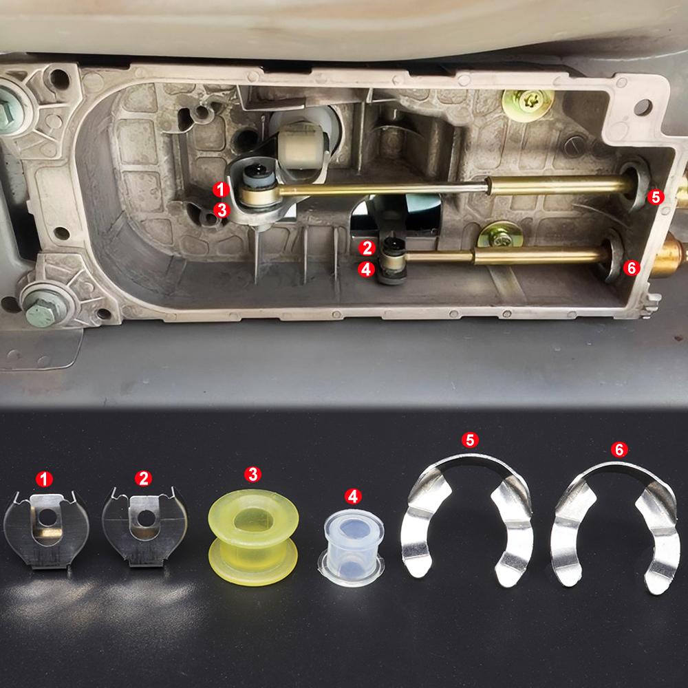 Втулка троса ручного переключения передач, стопорная шайба, концевой шток селектора переключения передач для Golf MK4 5 6 Polo Octavia Leon Ibiza A3 2001 2004 2005 2006 2008 2010 2012