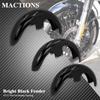 Motorcycle Steel 19'' 21'' Mudguard Wheels Wrap Front Fender For Harley Touring Road King Electra Street Glide Baggers 2014-2023
