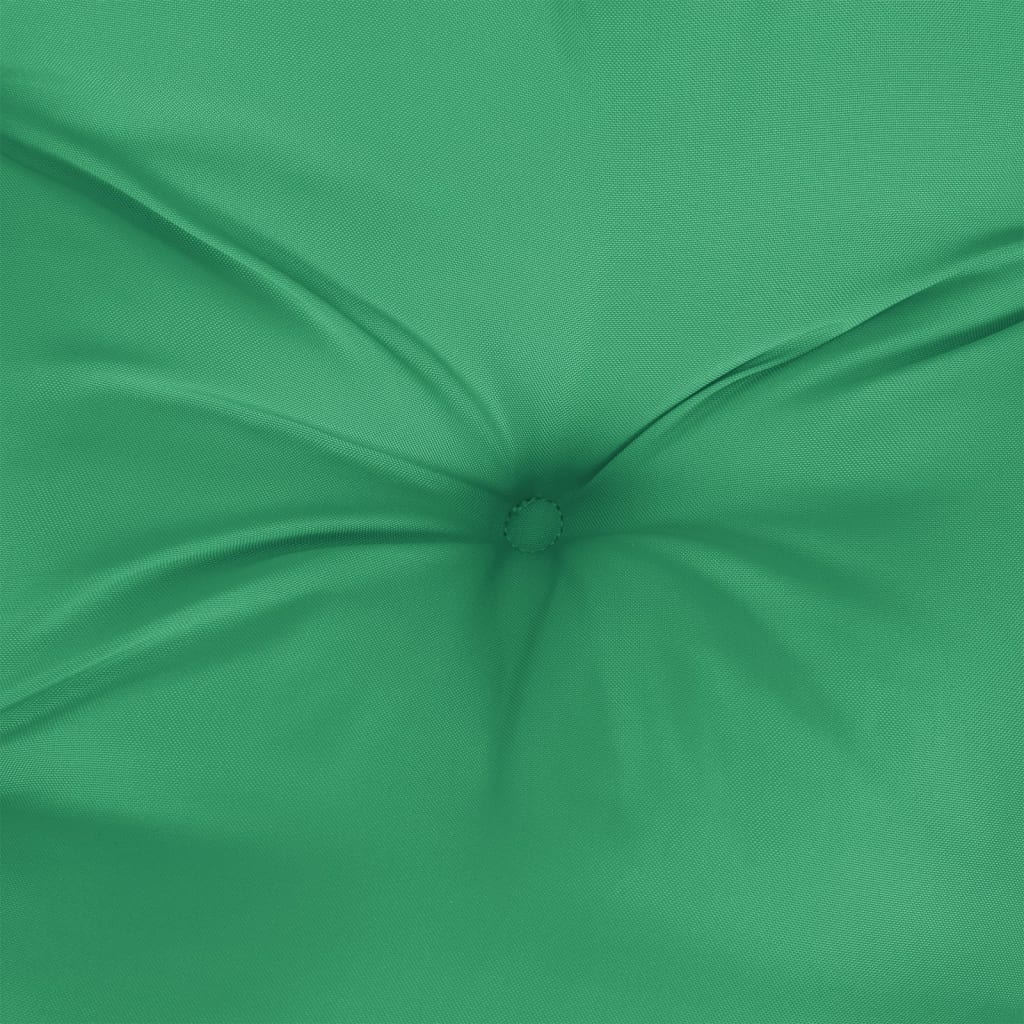 Green Pallet Cushion 60 x 60 x 12 cm Fabric