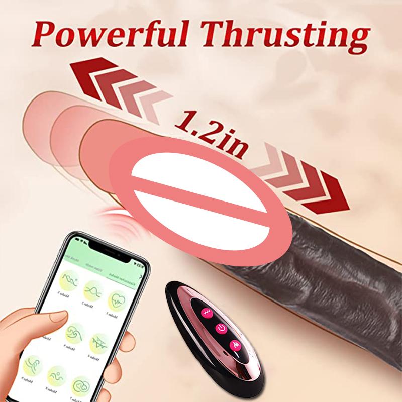 Реалистичный дилдо анальный вибратор растягивающийся нагреваемый член киска мастурбатор сексуальные игрушки для взрослых пенис гей секс большой пенис толкающий 18