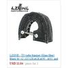 LZONE - 100% Full TITANIUM turbo heat shield T3 turbo blanket fit : t2 t25 t28 gt28 gt30 gt35 and most t3 turbo JR1303-2T/TBF03