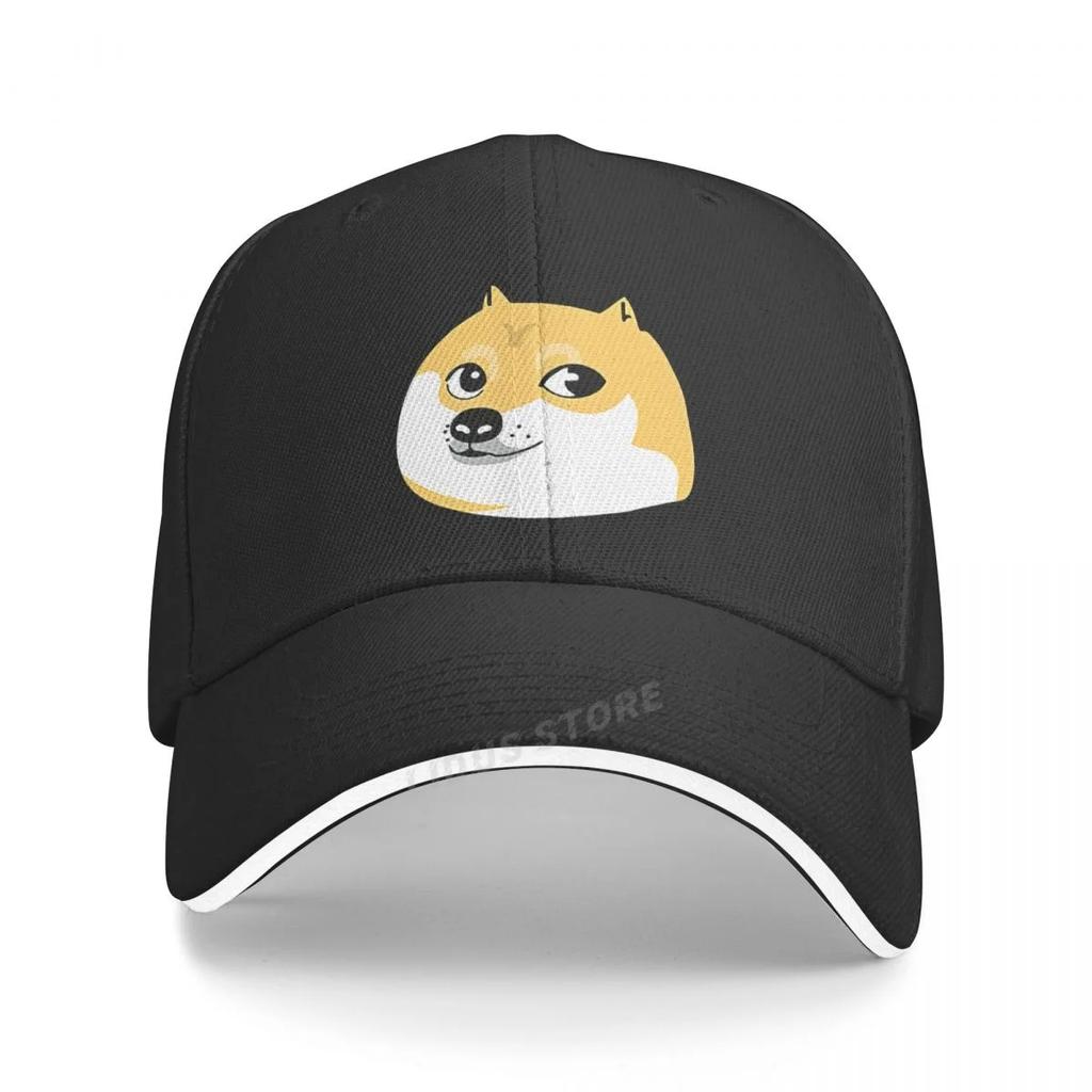 Новая хлопковая бейсболка с рисунком Doge и милыми животными, кепки для мужчин и женщин, шляпа с рисунком собаки акита, уличная солнцезащитная шляпа, регулируемая спортивная кепка C
