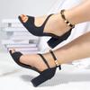 Fashion High Heels Women Shoes Summer Elegant Sexy Fashion Sandals Dress Casual Woman Pumps 2025 Brand Trend Designer Party Femme Shoes
