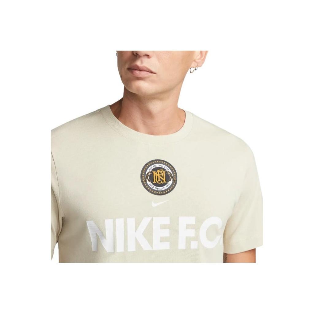 Nike Футболка мужская с коротким рукавом и принтом логотипа и букв, спортивная, с круглым вырезом, цвет белый DV9319-206