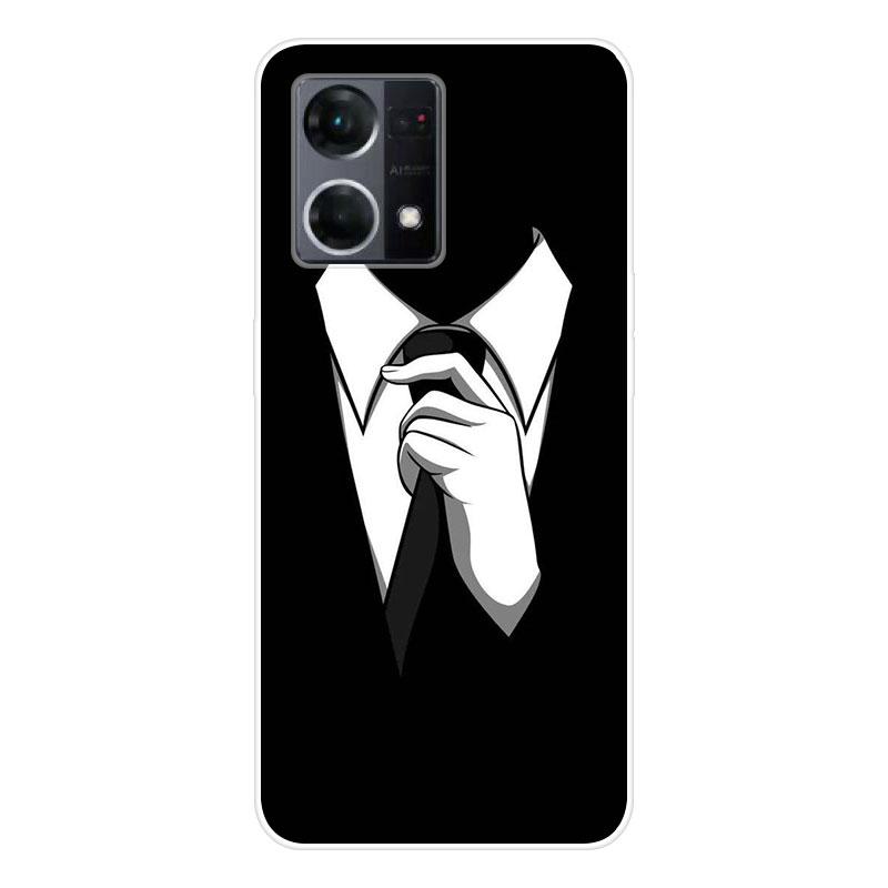 Для OPPO Reno7 Reno 7 4G чехол Мягкая силиконовая задняя крышка чехол для телефона с рисунком мультфильма Креатив