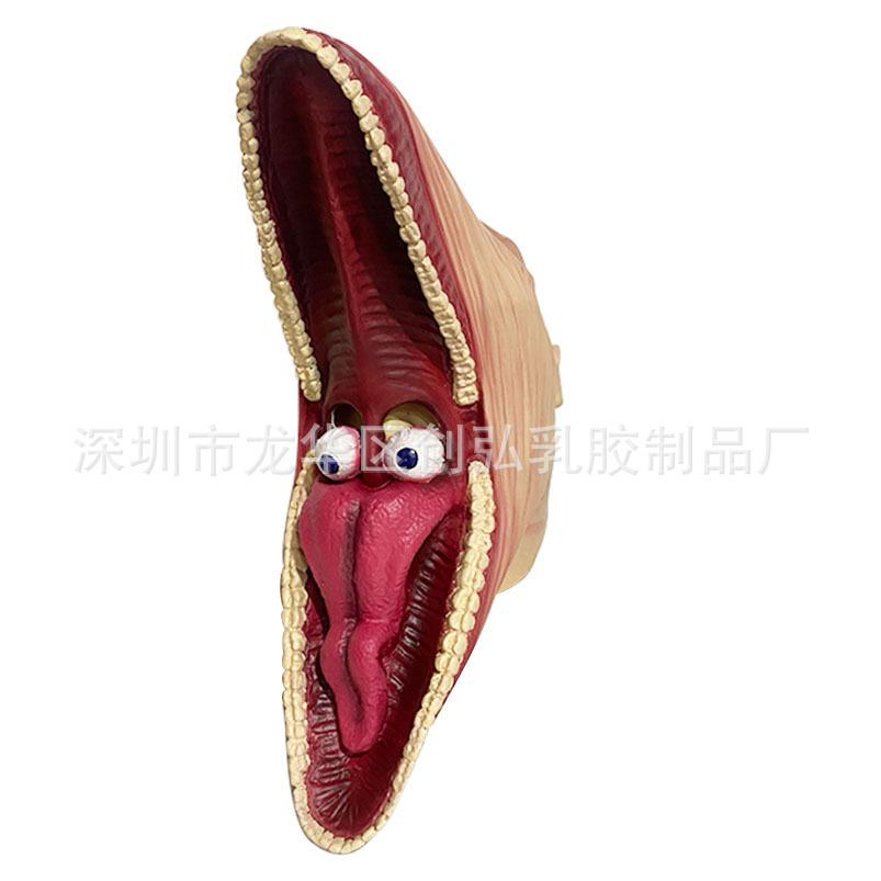 Halloween latex headgear Adam and Barbara Funny Cute Party Prom Performance Props