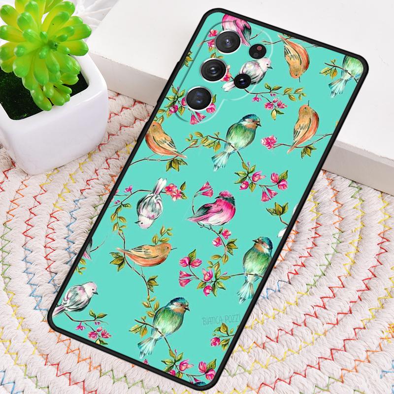 Силиконовый чехол для телефона с принтом колибри для Samsung Galaxy note 10 pro S26 S25 S24 S23 S22 S21 Plus S25Ultra Capa Cover