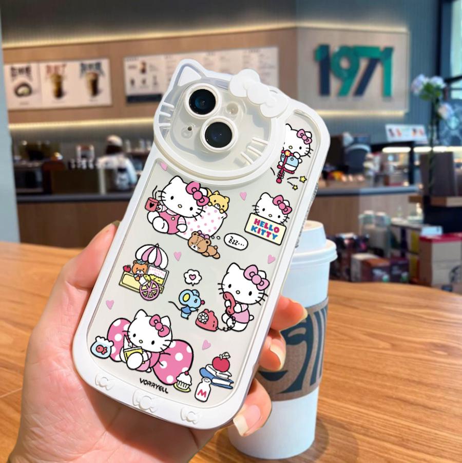 Совместимый чехол для телефона Apple 17PRO - Веселая тематика Sanrio, вдохновленная TEMU/Shein/Tiktok