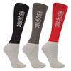 HYCONIC Unisex Adult Contrast Socks (Pack of 3)