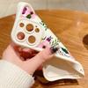Luxury Floral Print TPU Matte Case For iPhone 16 Pro Max 15 Pro 14 13 12 11 XS XR 8 7 Soft Silicone Shockproof Phone Cover