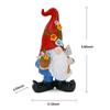 Hand-Painted Resin Gnomes Clearance Gifts for Women Fairy Garden Accessories for Indoor Outdoor Home Patio Yard Lawn
