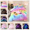 Children's Game Mouse Bedding Set Bedroom Quilt Cover Pillowcase Double Bed Full Size Bedspread Set Washable Zipper Comfortable Home Decoration