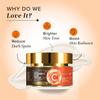 Khadi Natural Vitamin C Face Cream 50gm Pack of 1 for Brightening Dark Spots and Hydrating Skin