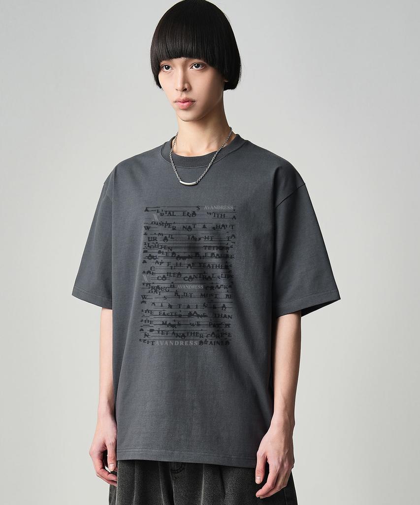 AVANDRESS Letter T-Shirt - 4Col