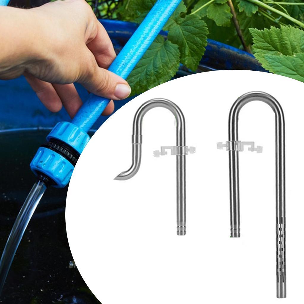 Stainless Lily Tube Inlet Outlet Adjustable Rod Aquarium Filter Connector for All Water Types