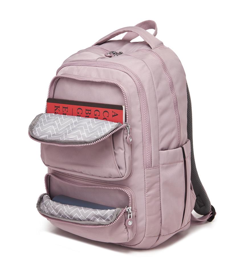 Lightweight Waterproof Nylon Backpack for Men & Women – Large Capacity, Multi-Compartment Design for Casual Travel and Commuting