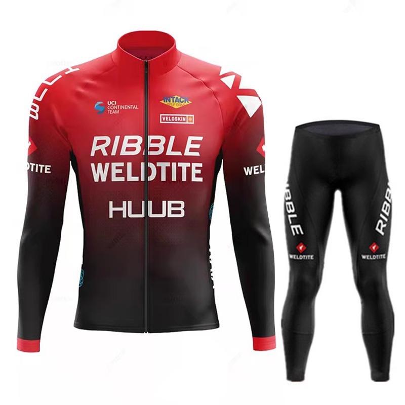 Winter, Fleece Cycling Suit, Bicycle Fleece To Keep Warm, Tour De France Long-sleeved Suit
