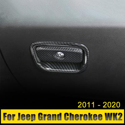 Для Jeep Grand Cherokee WK2 2011 2012 2013 2014 2015 2016 2017 2018 2019 2020 Car Co-Pilot Ящик для хранения Ручка Чаша Отделка Крышка