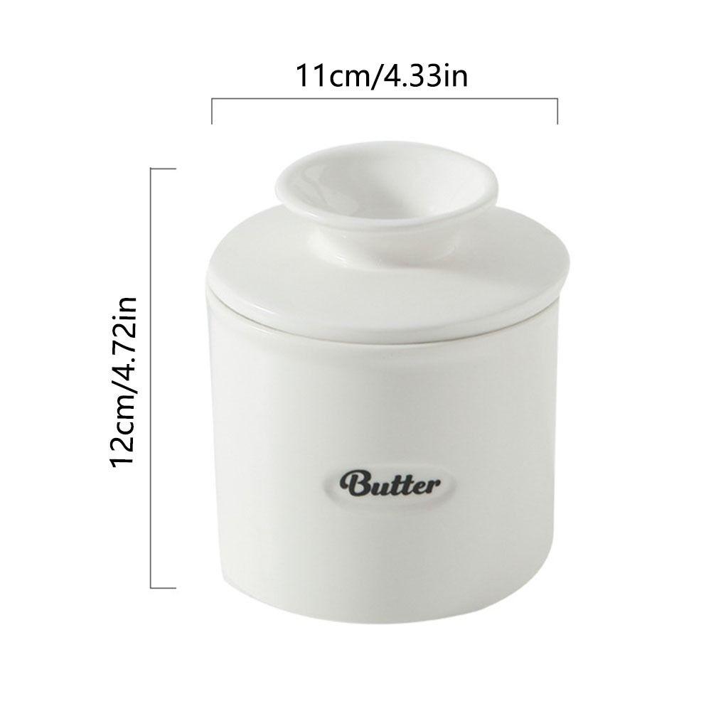 Керамическая масленка большой вместимости, ручной работы, удобная подставка для масла, для дома