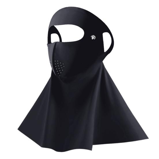 Защитная маска для лица Однотонная Регулируемая посадка Превосходная воздухопроницаемость Защита от солнца Растягивается Защита от УФ