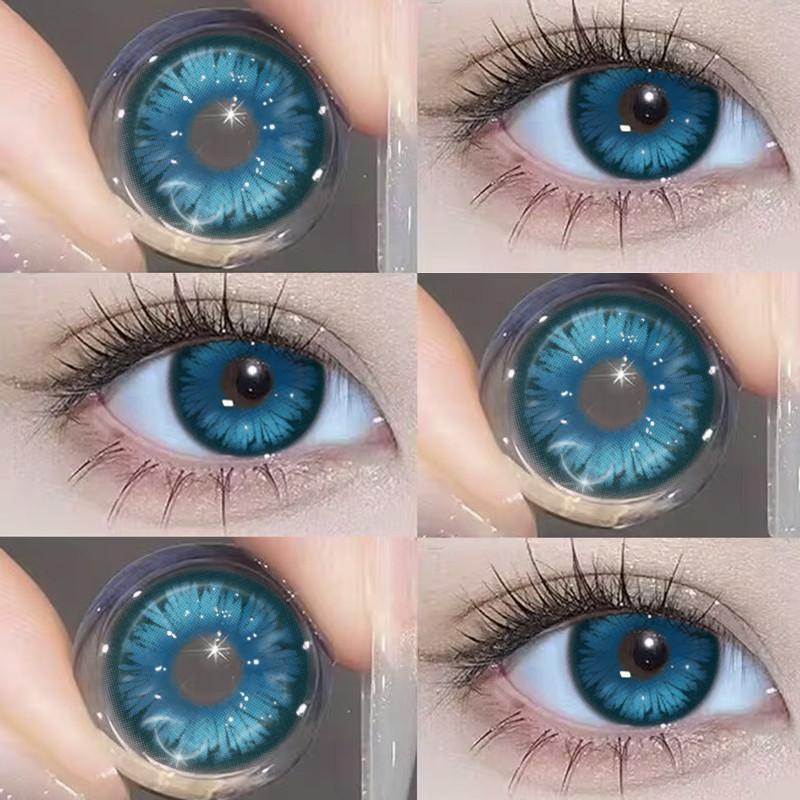 Eyeshare Косплей Цветные Контактные Линзы 1 пара Розовые Фиолетовые Линзы Аниме Ролевая Игра Макияж Глаз Мягкие Линзы Модная Косметика