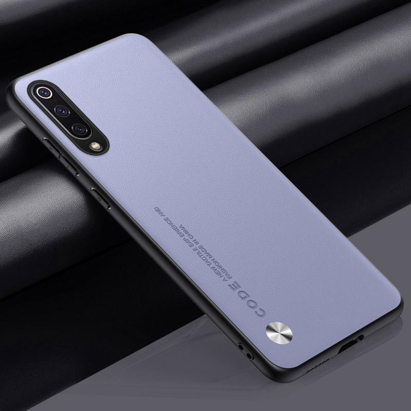 Роскошный чехол из искусственной кожи для Xiaomi Mi 9 SE Mi9 Lite, задняя крышка, матовый силиконовый защитный чехол для телефона Xiaomi Mi A3 CC9E CC9 Pro