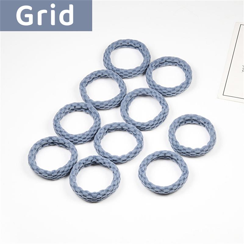 10 шт., простые базовые эластичные резинки для волос для женщин и девочек, резинки для волос, резинки для волос, модные повязки на голову, аксессуары для волос