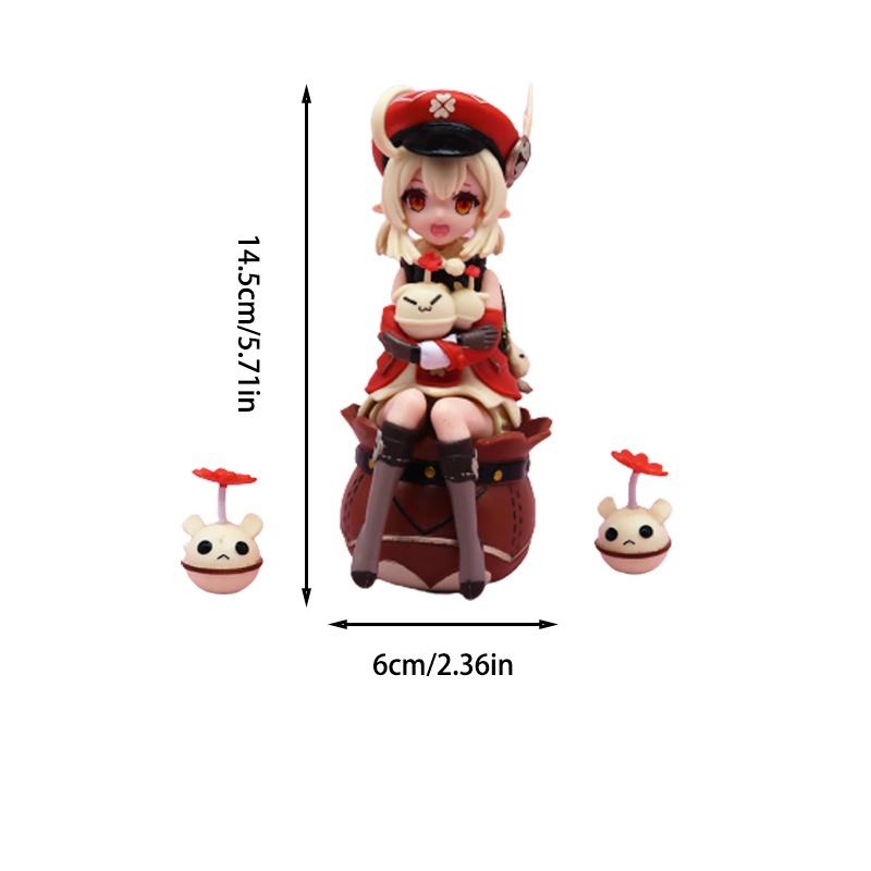 888 Brand Original God Klee Spark Knight Gk Klee Sitting And Standing Game Peripheral Collectible Model 11-13cm Pvc Figurine