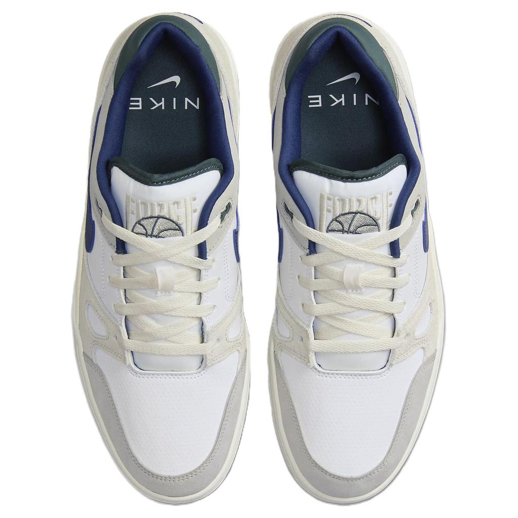 Nike Мужские кроссовки Full Force Low White Navy Teal Light-Iron-Ore Light-Bone Midnight-Navy FZ3595-100