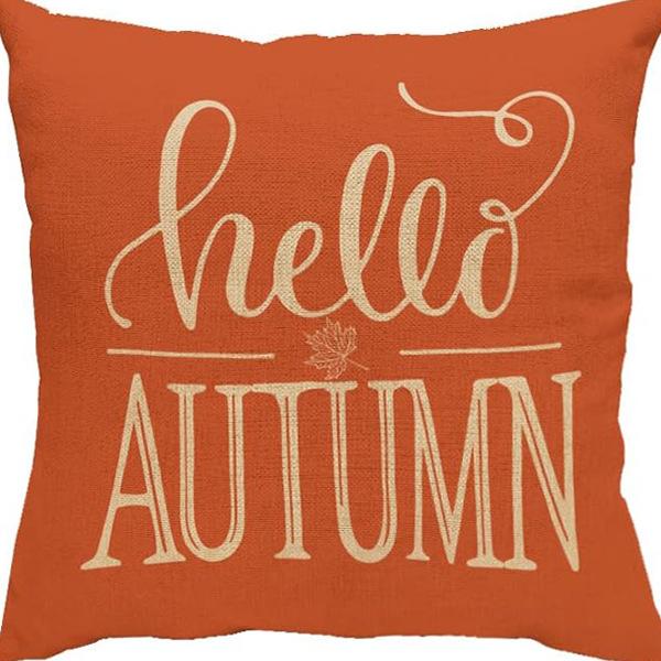 Урожай Осень Новый Кленовый Лист Тыква Наволочка Дом Спальня Диван Принт Подушка