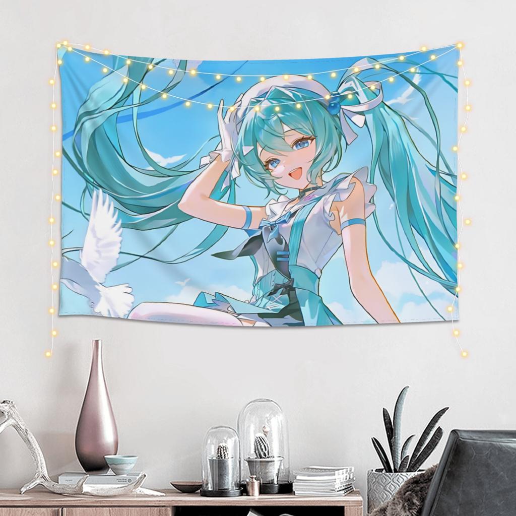 Hatsune Miku Cutecore Tapestry Room decoration Home Decoration Tapestry Decor Accessories Cute Room Decor