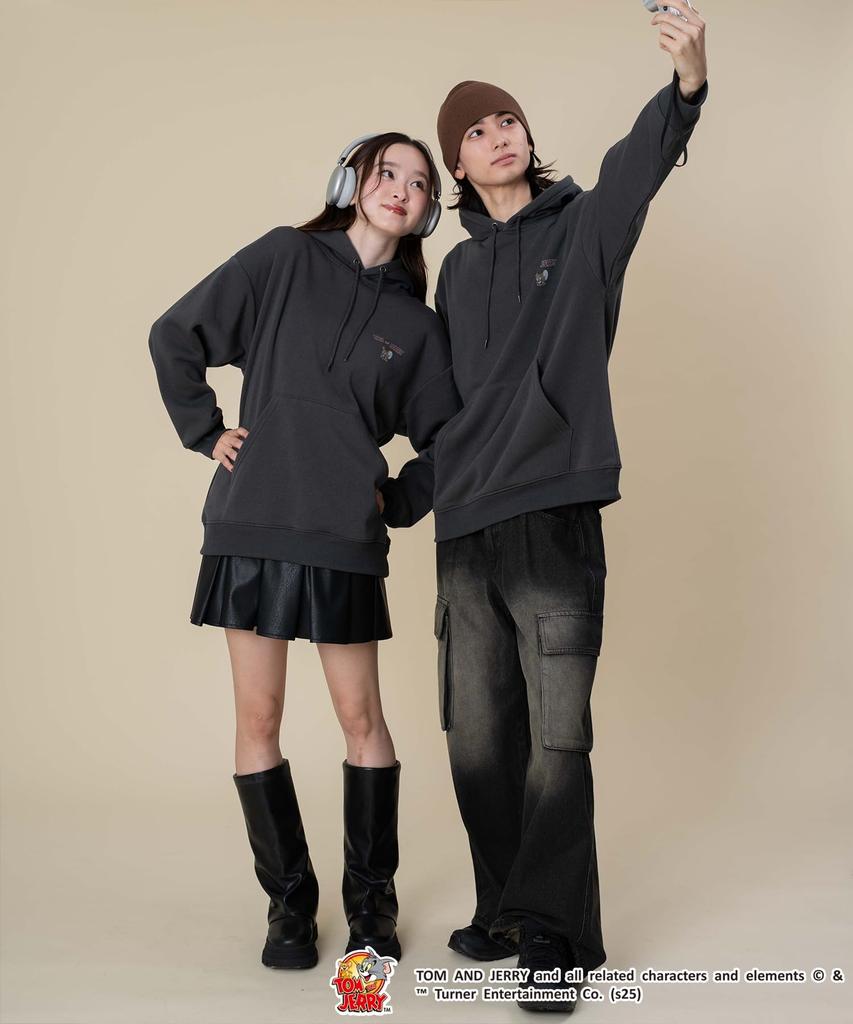 WEGO Графический размер Sumikuro Мужская толстовка ТОМ И ДЖЕРРИ, Свитшот, Унисекс, Повседневная одежда на осень/зиму, Подарок, M,