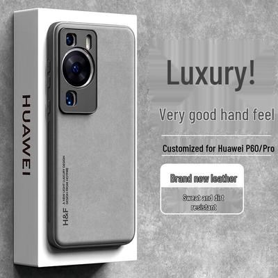Роскошные защитные чехлы для телефонов с кожаной текстурой для Huawei Pura и серии P
