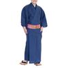 Single Dot Sashiko [SWINGPLUS] Kimono, Clothes, Yukata, Pattern, Weave, 100% Cotton, Men's (M, Navy)