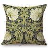 Classic Morris Flower Floral Pattern Pimpernel Red Yellow Pink Blue Home Decorative Art Sofa Pillow Case Linen Cushion Cover