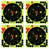 10-100 Pcs 8-inch Splatter Target Reactive Shooting Target Shoot Train Target Paper Stickers Hunting Shooting Training Papers