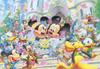 Пазл Disney Flower Shower Dream Gyutto Series 500 деталей, [Витражное искусство] (25x36см) [Использовал]