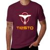 Лучшая футболка с логотипом Tiesto, любимая модель диджея, новая версия, свободная блузка, мужская спортивная футболка.
