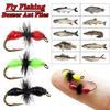 5/10Pcs/Box Artificial Insect Fly Trout Fishing Lures Hook Bionic Buzzer Ant Fishing Bait