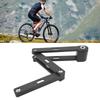 Bike Folding Lock Prevent Theft Waterproof Rust Proof Foldable Bicycle Lock for Electric Bike Motorcycle Black