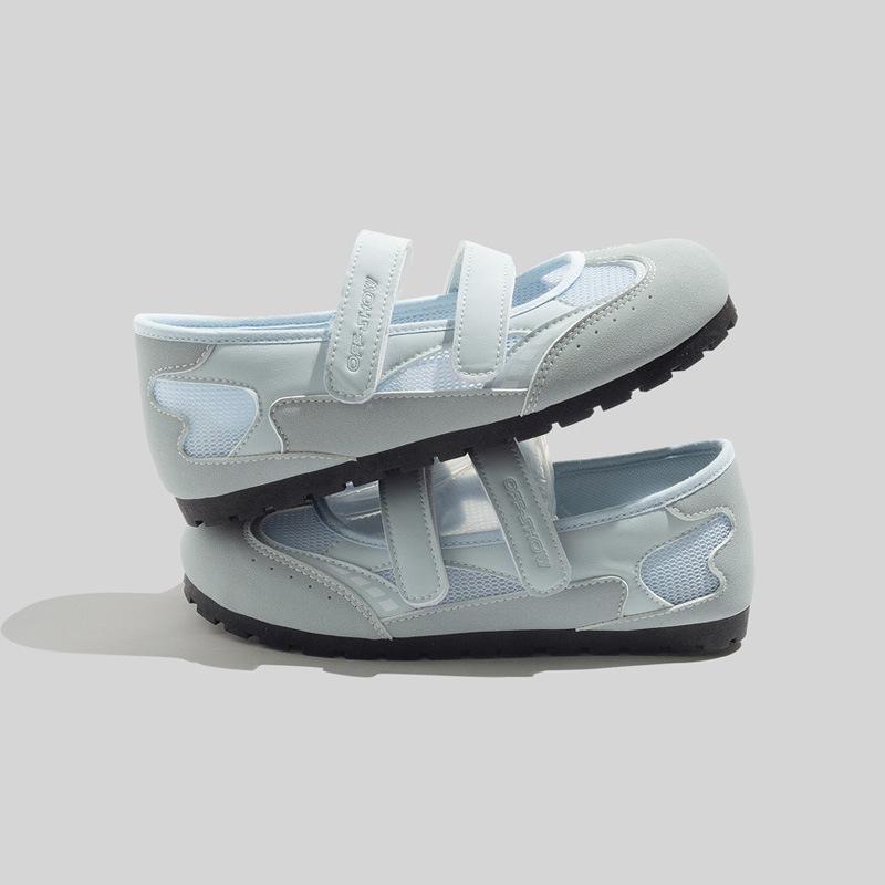 Лето 2025 Новые Тренировочные Мягкие Балетки Повседневные Дышащие Удобные Женские Кроссовки Обувь для Ходьбы