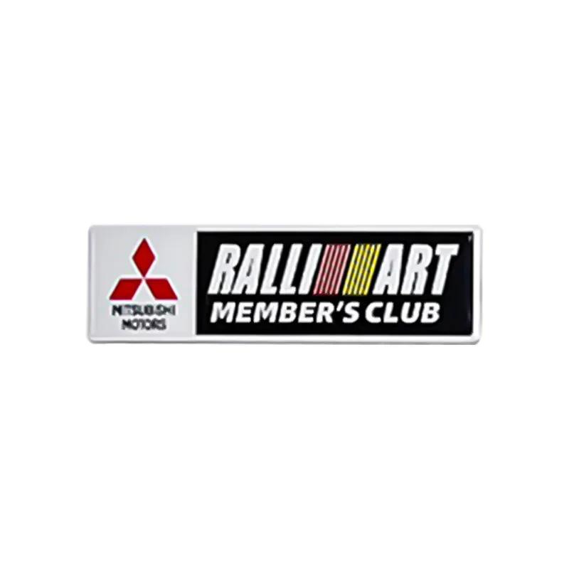Для Mitsubishi Lancer EX Outlander Pajero ASX Eclipse Cross Ralliart EVO Grandis Сплав Автомобильная Наклейка Авто Боковой Значок Наклейка на Багажник MZ8