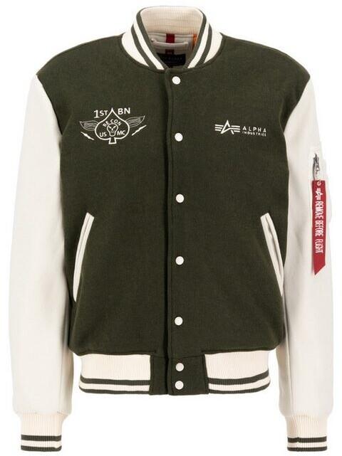 Зимняя куртка Alpha Industries Varsity Air Force Jacket (138107) темно-оливковая